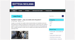 Desktop Screenshot of bottegasiciliana.it